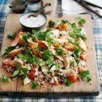 Cajun chicken with couscous
